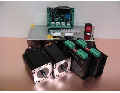 Stepper Motor Kit 3.1Nm x 2 Axis Nema23 Stepper Motor Kit 3.1Nm x 2 Axis Nema23